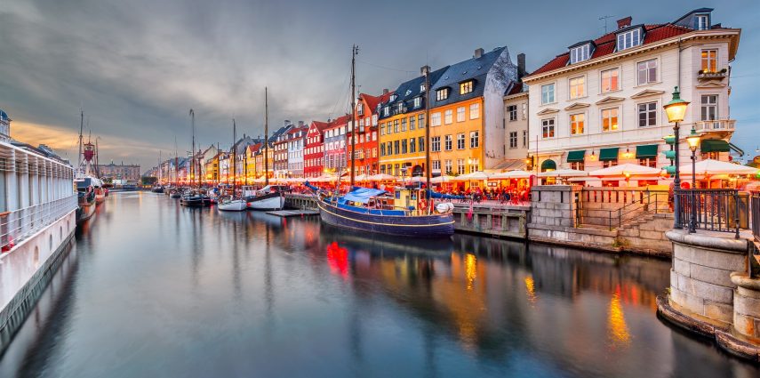 Copenhagen, Denmark on the Nyhavn Canal.